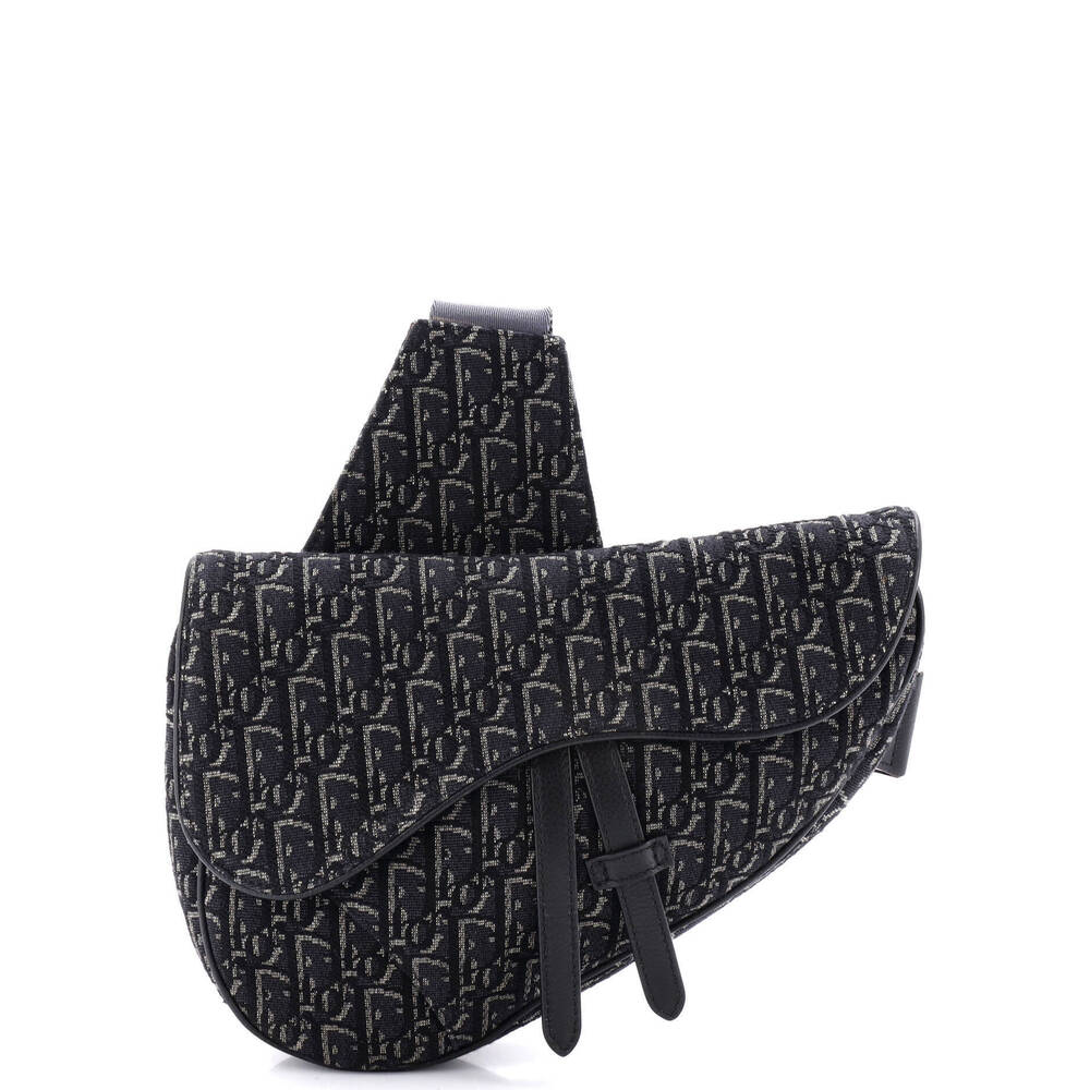 Christian Dior Saddle Crossbody Bag Oblique Canvas